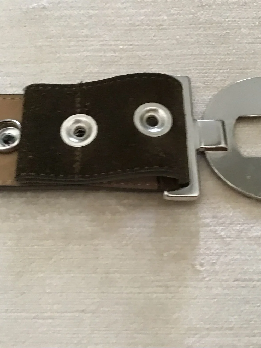 Lacoste Brown Leather Belt with Silver Logo Buckle